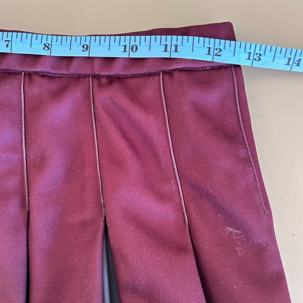 Champion Maroon Kids Pleated Skirt